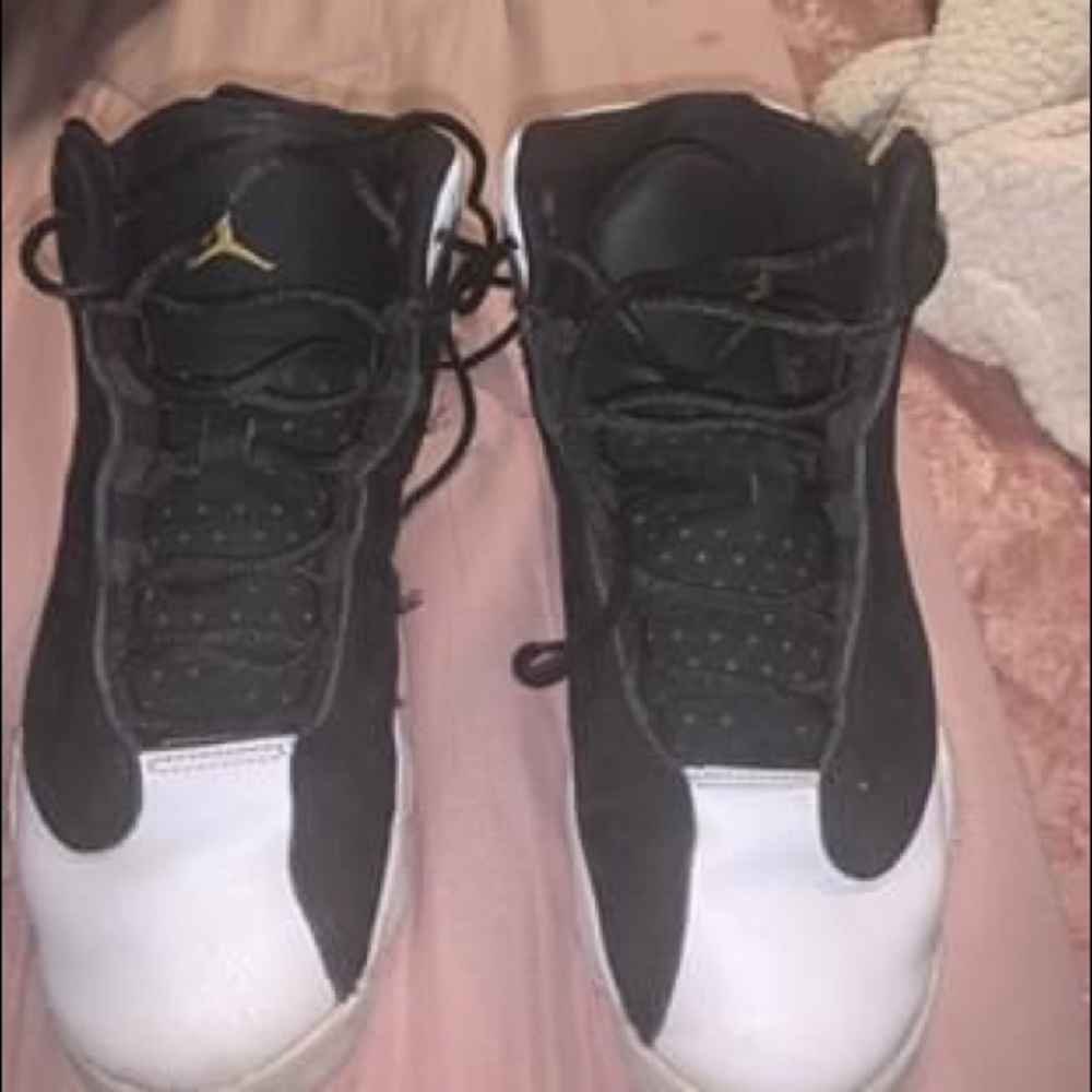 Black and White Jordan 13